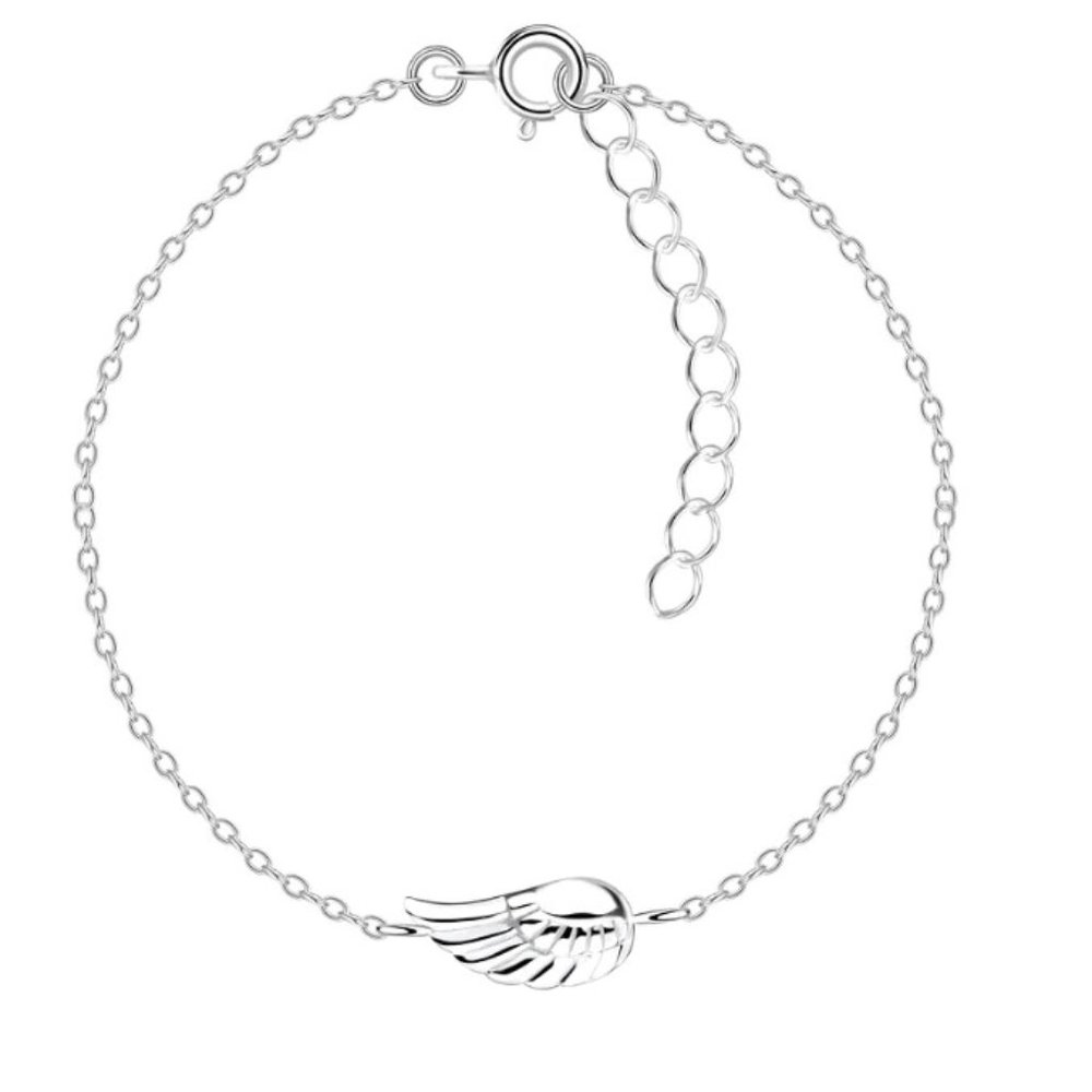 Sterling Silver Wing Bracelet